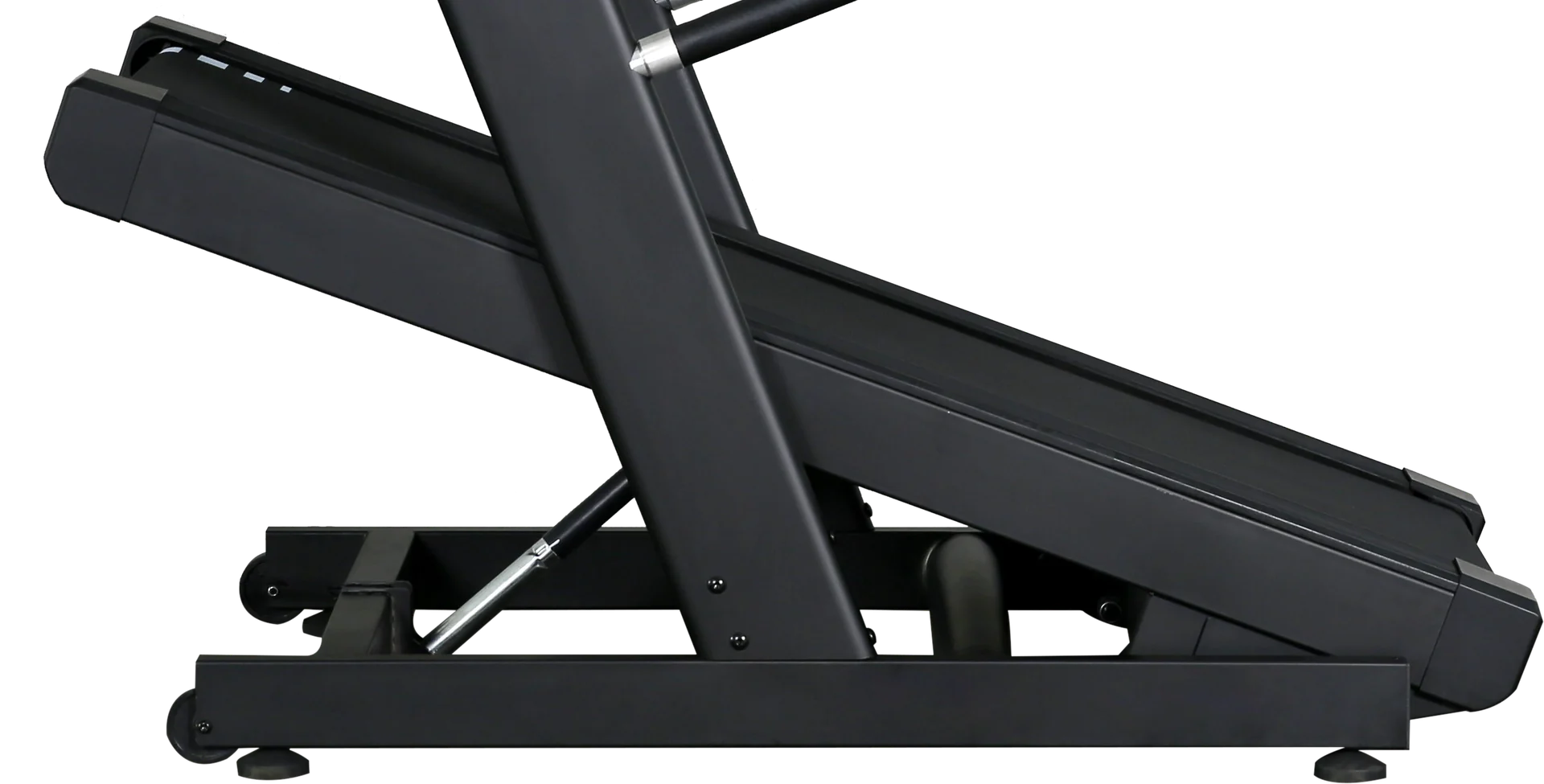 Incline deck and lifting mechanism · structural detail